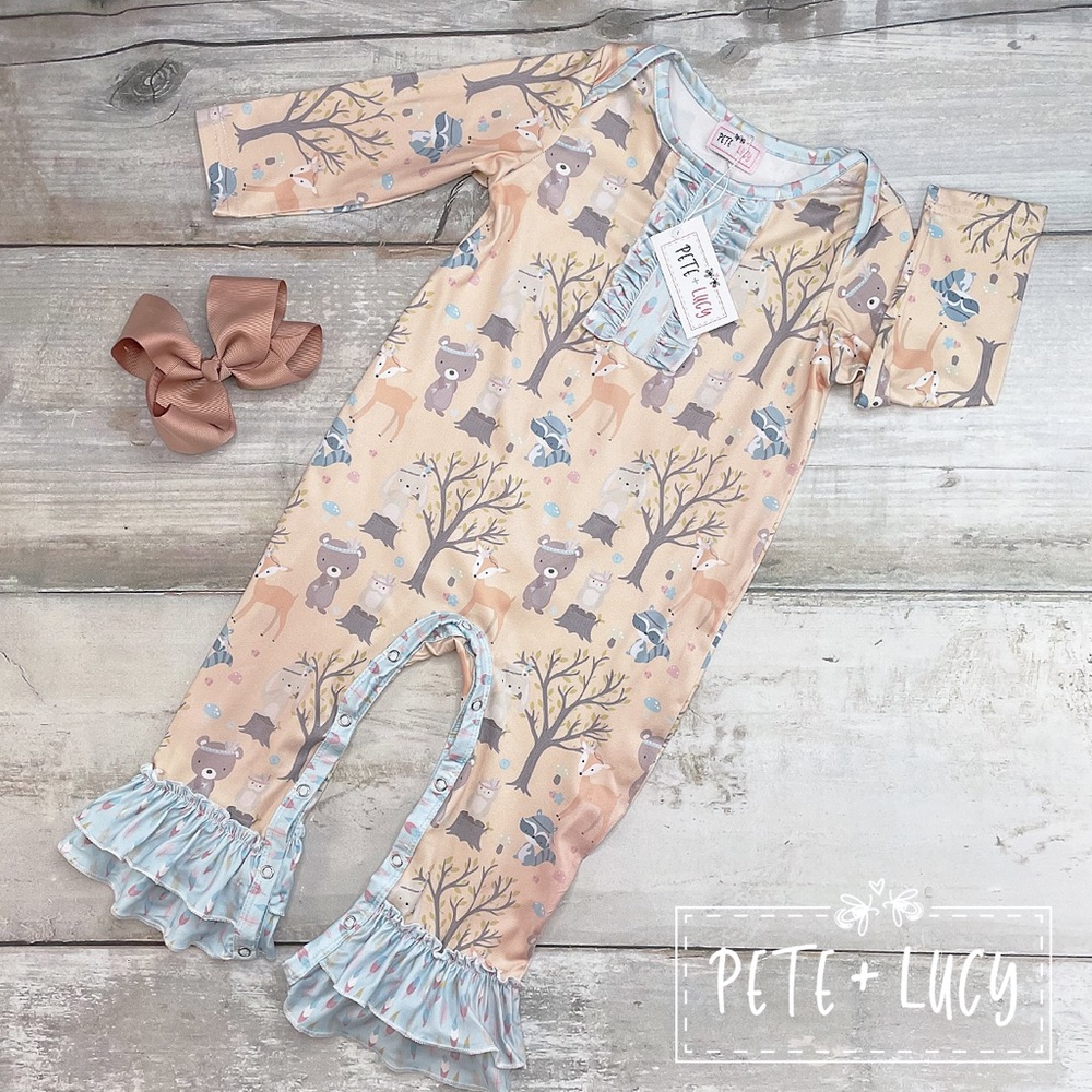 Pete + Lucy Boho Woodland Romper